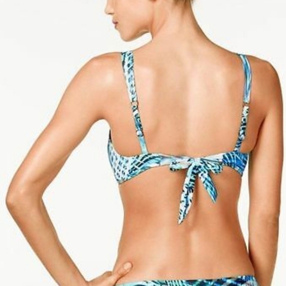 Kenneth Cole Cutout High-Neck Bikini Top, size XL - Picture 2 of 2